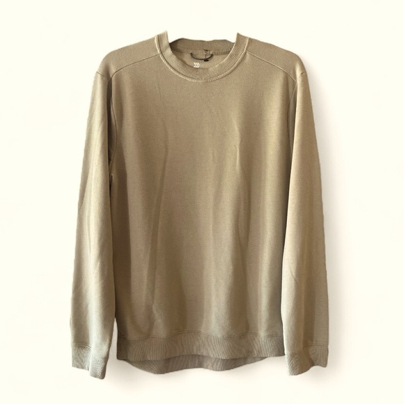 All in Motion Soft Gym Crewneck Sweatshirt Neutral Tan Men’s Size Medium - Picture 2 of 7